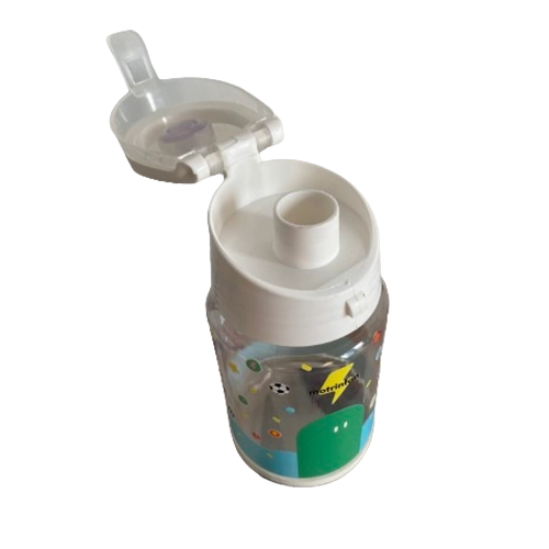 botella reutilizable para agua motrinfan abierta