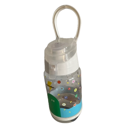 botella reutilizable para agua motrinfan con agarre arriba